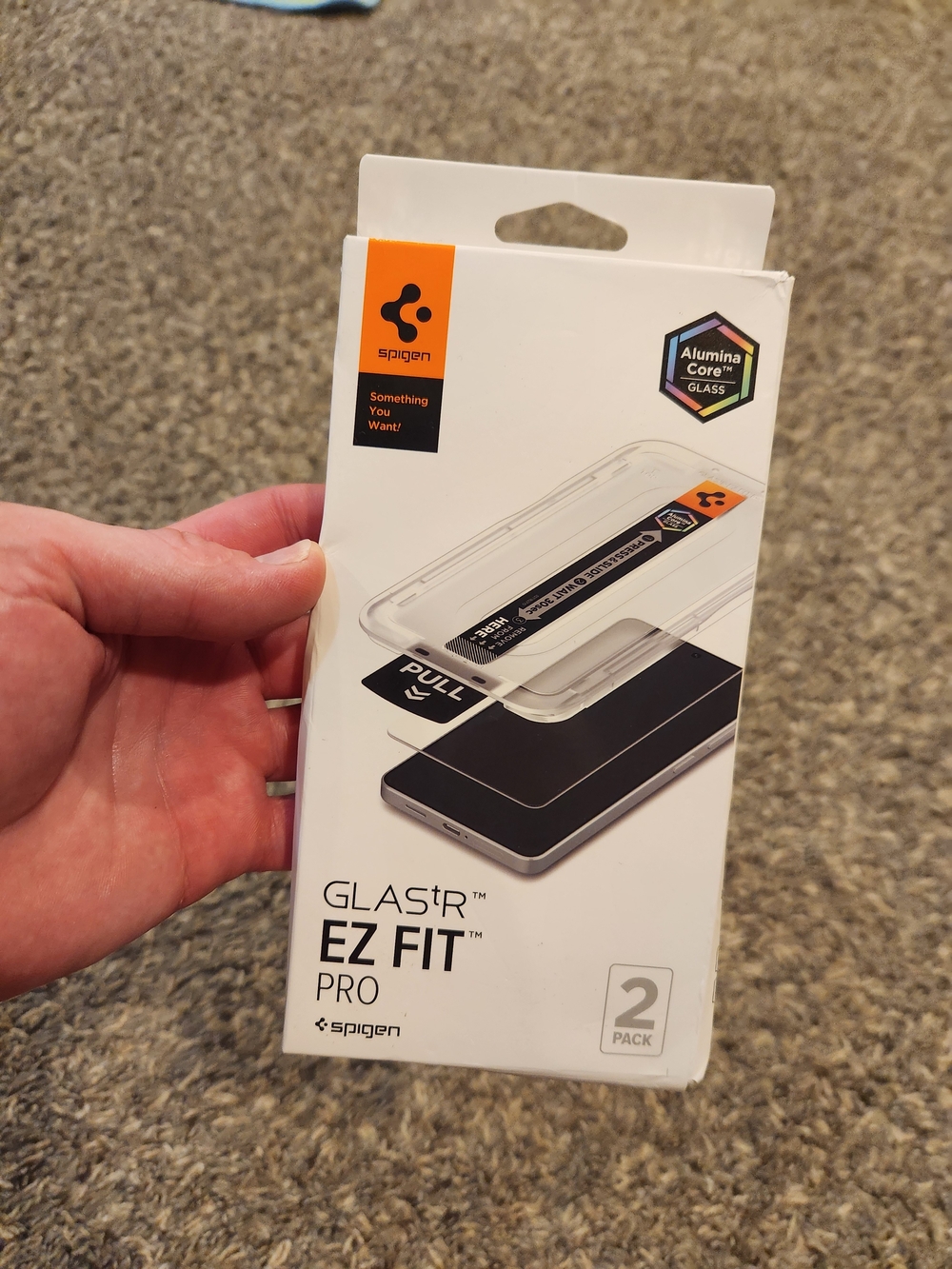 Spigen GLAS.tR EZ Fit Pro Screen Protector (Clear) - 2 Pack For Galaxy S26 Ultra